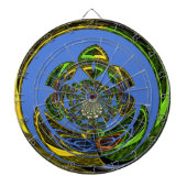 Traditionell einfach blau dartscheibe (vorne)