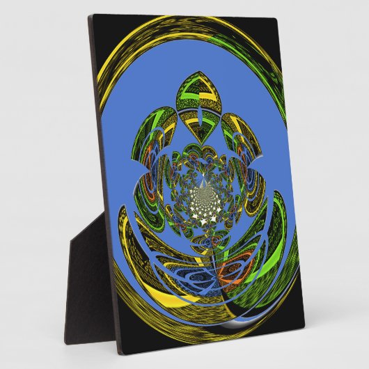 Traditionell einfach blau fotoplatte (Seite)