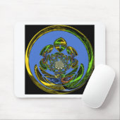 Traditionell einfach blau mousepad (Mit Mouse)