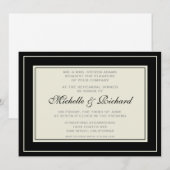 Traditionell Einladung (Vorne/Hinten)