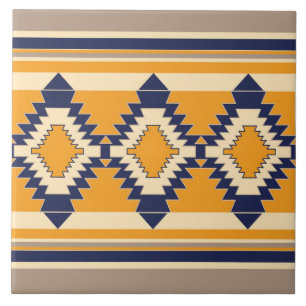 Traditionell, ethnisch, rustikal, vintage, geometr fliese