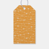 Traditionell - Golden Orange - individuell anpassb Geschenkanhänger (Rückseite)