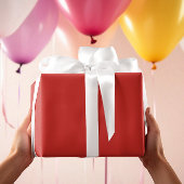 Traditionell - hell rot - Papierblätter Geschenkpapier Set