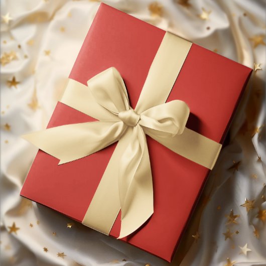 Traditionell - hell rot - Papierblätter Geschenkpapier Set