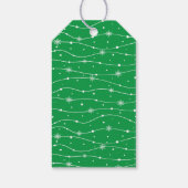 Traditionell - Hellgrün - Weihnachtsgeschenk-Tags Geschenkanhänger (Rückseite)