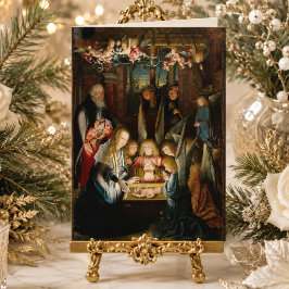 Traditionell katholische Geburt gesegnete Maria Je Karte