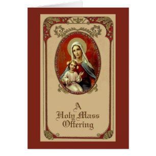 Traditionell katholische Mary Beileid Mass Angebot