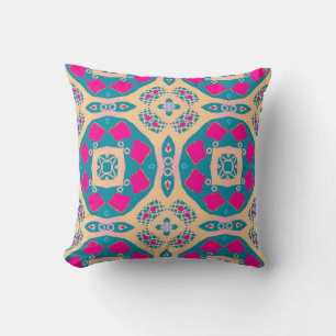 Traditionell, peruanisches Patchwork, Fliesenmuste Kissen