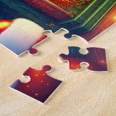 Traditionell Vintager Weihnachtsbaum Puzzle (Seite)