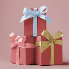 Traditionell - warmes Rot - Papierblätter Geschenkpapier Set