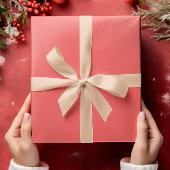 Traditionell - weiches Rot - Papierblätter Geschenkpapier Set