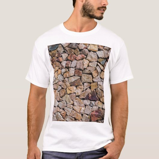 Traditionell zerbrochene Stone Pile Walls T-Shirt (Vorderseite)