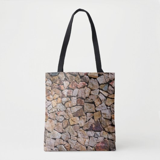 Traditionell zerbrochene Stone Pile Walls Tasche (Vorderseite)