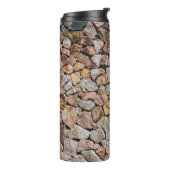 Traditionell zerbrochene Stone Pile Walls Thermosbecher (Nach links gedreht)