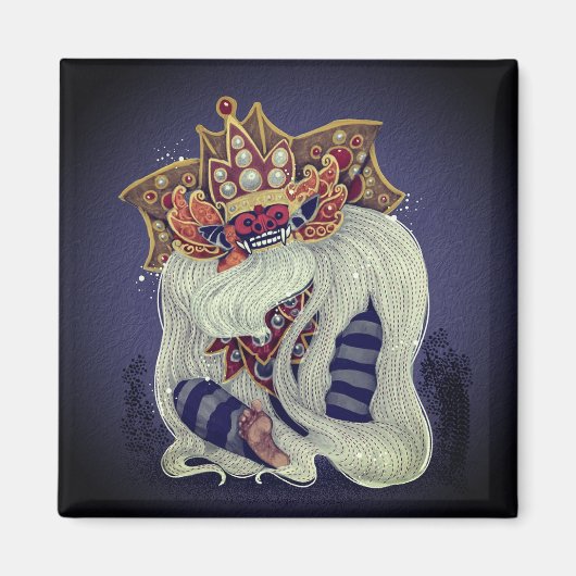 Traditionelle Abbildung Magnet (Vorne)