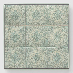 Traditionelle adalusische Keramik Art Nr. 1 Steinuntersetzer