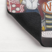 Traditionelle afrikanische Hausfrau Lifestyle Art Mousepad (Ecke)