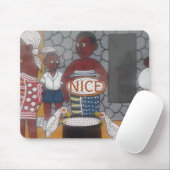 Traditionelle afrikanische Hausfrau Lifestyle Art Mousepad (Mit Mouse)