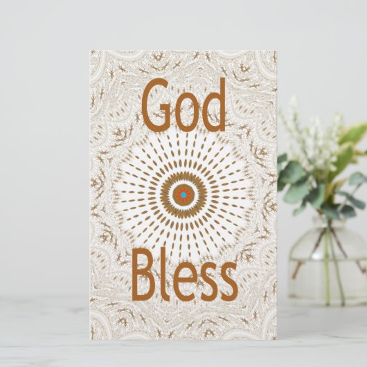 Traditionelle afrikanische Motif Design Art Print Briefpapier (Stehend Vorderseite)