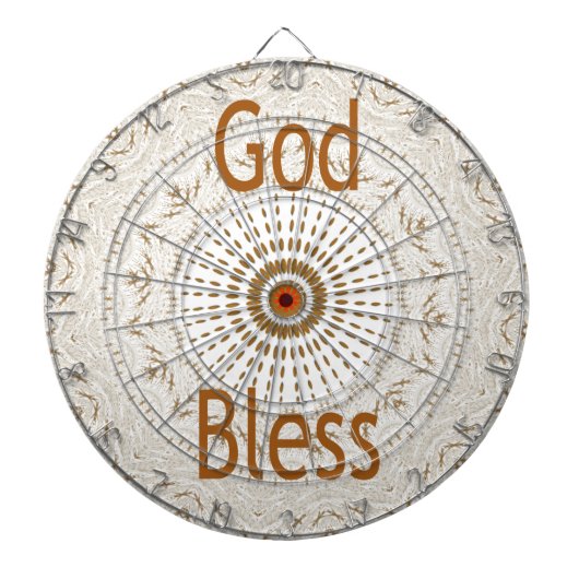 Traditionelle afrikanische Motif Design Art Print Dartscheibe (vorne)