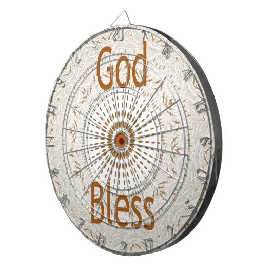 Traditionelle afrikanische Motif Design Art Print Dartscheibe (Vorderseite rechts)