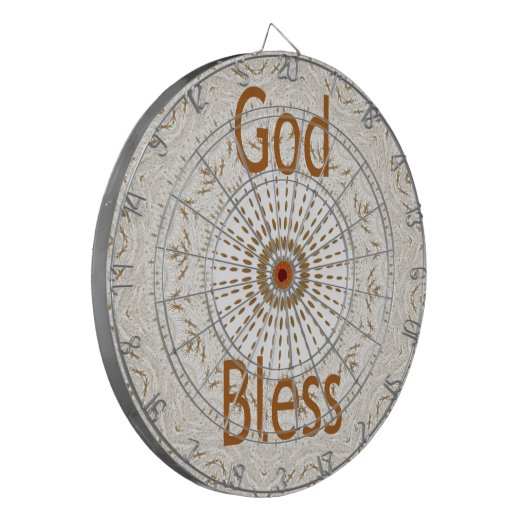 Traditionelle afrikanische Motif Design Art Print Dartscheibe (Vorderseite Links)