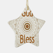 Traditionelle afrikanische Motif Design Art Print Keramikornament (Rechts)