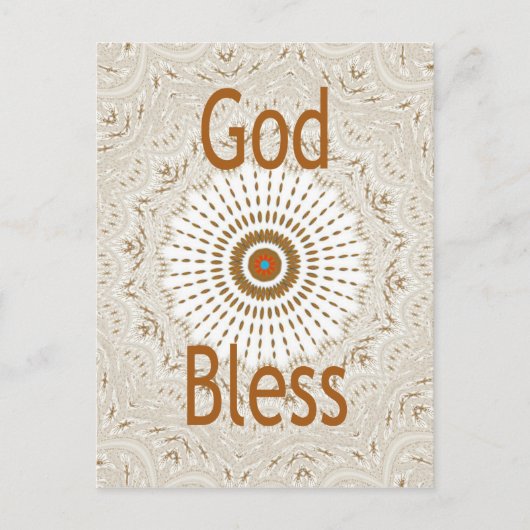 Traditionelle afrikanische Motif Design Art Print Postkarte (Vorderseite)