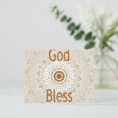 Traditionelle afrikanische Motif Design Art Print Postkarte (Stehend Vorderseite)