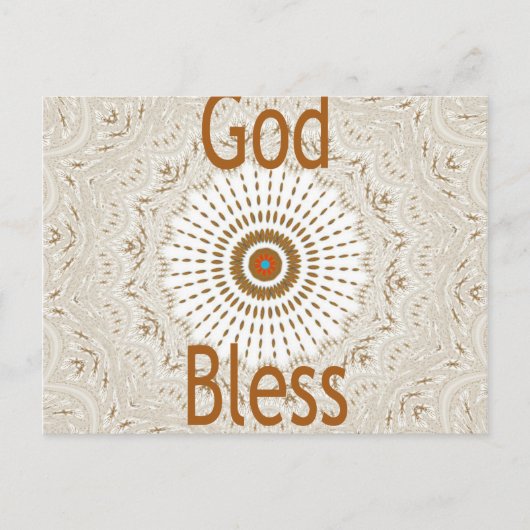 Traditionelle afrikanische Motif Design Art Print Postkarte (Vorderseite)