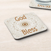 Traditionelle afrikanische Motif Design Art Print Untersetzer (Linke Seite)