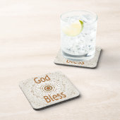 Traditionelle afrikanische Motif Design Art Print Untersetzer (Rechte Seite)