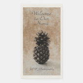 Traditionelle Ananas Begrüßungstan Serviette (Vorderseite)