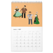 Traditionelle Anzüge der Franche-Comté Kalender (Jan 2027)
