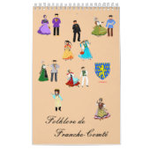 Traditionelle Anzüge der Franche-Comté Kalender (Titelbild)