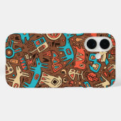 traditionelle Apache-Indianer-Kunst Case-Mate iPhone Hülle (Rückseite (Horizontal))