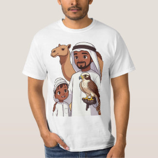 Traditionelle arabische Falkenjagd T-Shirt