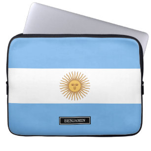 Traditionelle Argentinien-Flagge Laptopschutzhülle