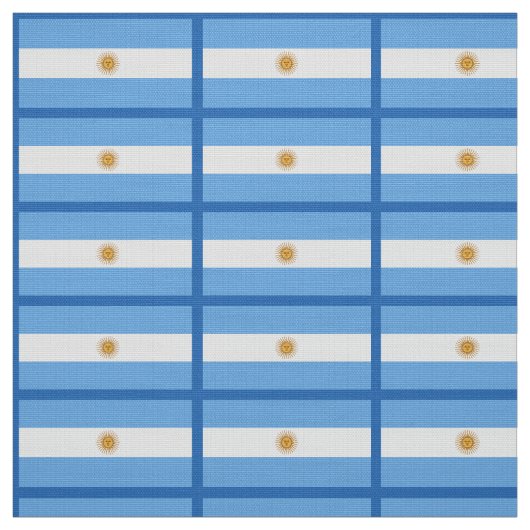 Traditionelle Argentinien-Flagge Stoff (Muster)