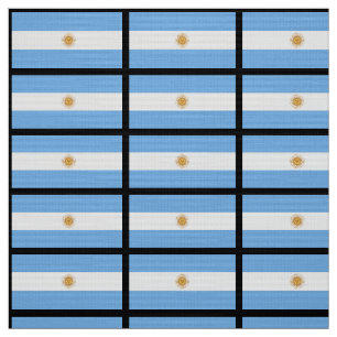 Traditionelle Argentinien-Flagge Stoff