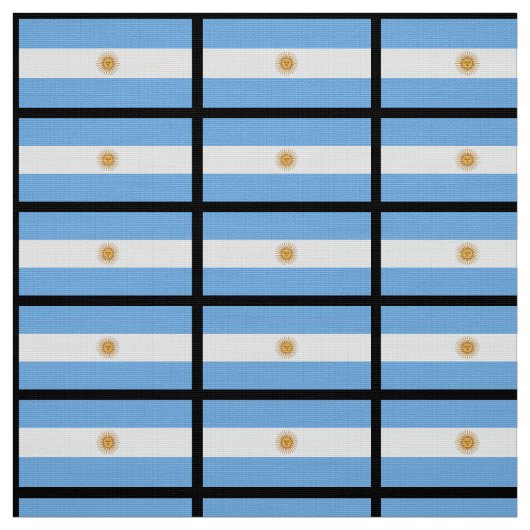 Traditionelle Argentinien-Flagge Stoff (Muster)
