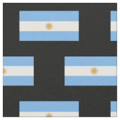 Traditionelle argentinische Flagge Stoff (Nahaufnahme)