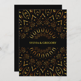 Traditionelle Art-Déco-Hochzeit Save The Date