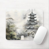 Traditionelle asiatische Gartenmalerei Mousepad (Mit Mouse)