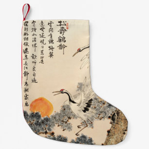 Traditionelle asiatische Malerei: klassische Kunst Kleiner Weihnachtsstrumpf
