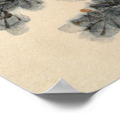 Traditionelle asiatische Malerei: klassische Kunst Poster (Ecke)