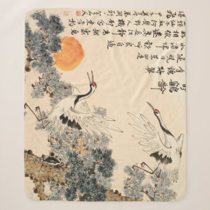 Traditionelle asiatische Malerei: klassische Kunst Sherpadecke