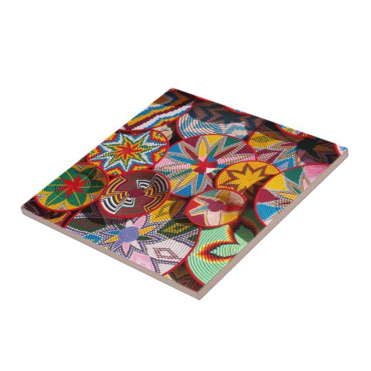 Traditionelle äthiopische Körbe Fliese (Seite)