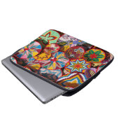 Traditionelle äthiopische Körbe Laptopschutzhülle (Vorne Knopf)