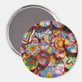 Traditionelle äthiopische Körbe Magnet (Vorderseite/Rückseite)
